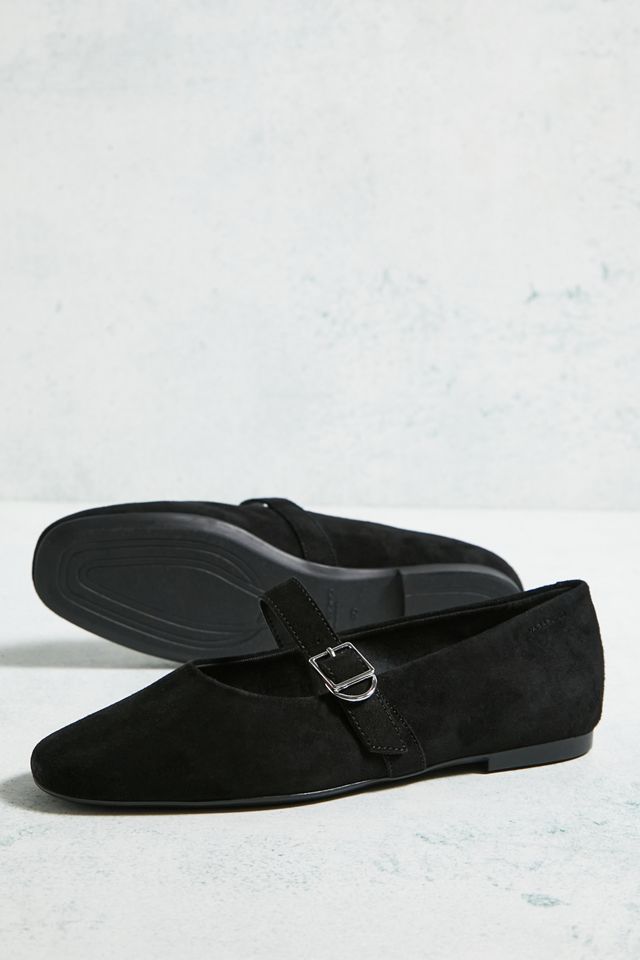 Vagabond Black Suede Jolin Ballet Pumps #4