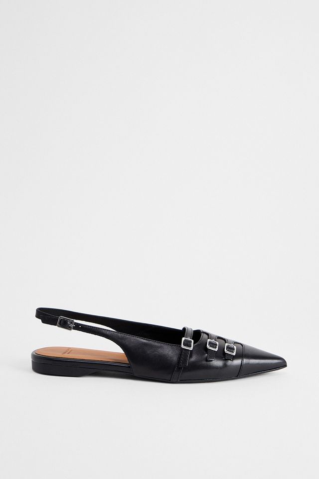 Zapatos de Cuero Vagabond Black Hermine #1