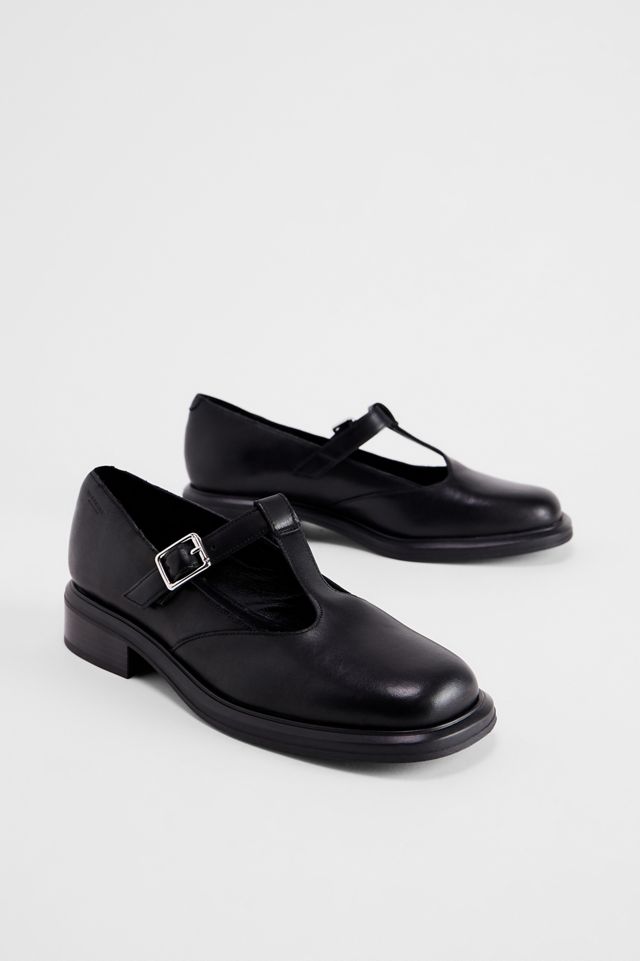 Vagabond Black Ellis T-Bar Shoes #1