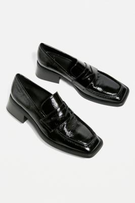 Vagabond Black Blanca Loafers - Black UK 4 at Urban Outfitters