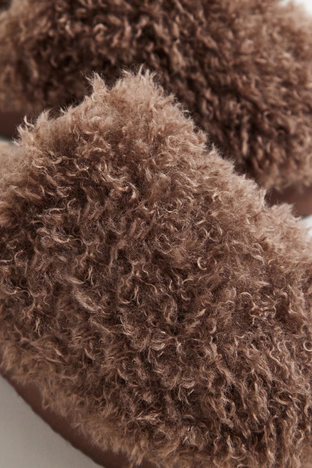 UO Haven Braune Plattform Hausschuhe #4