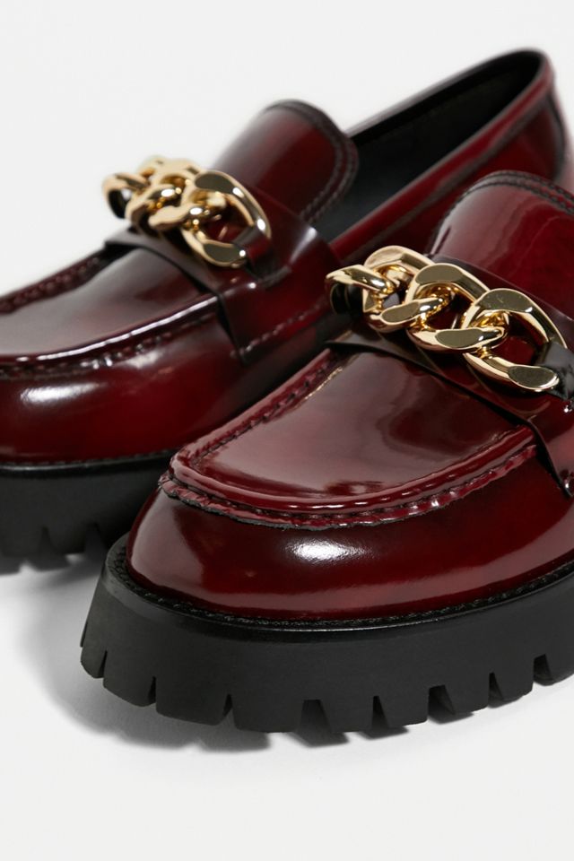 Jeffrey Campbell Burgundy Recess Loafers #1