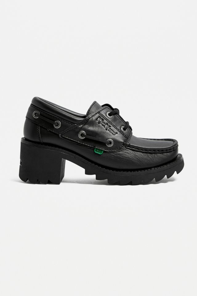 Kickers Klio Black Loafers #1
