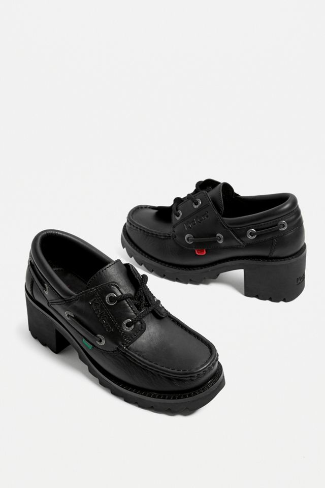 Kickers Klio Black Loafers #2