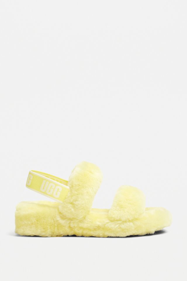 UGG Oh Yeah Yellow Slide Sandals #1