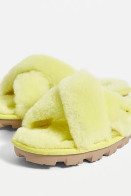 ugg fuzzette yellow