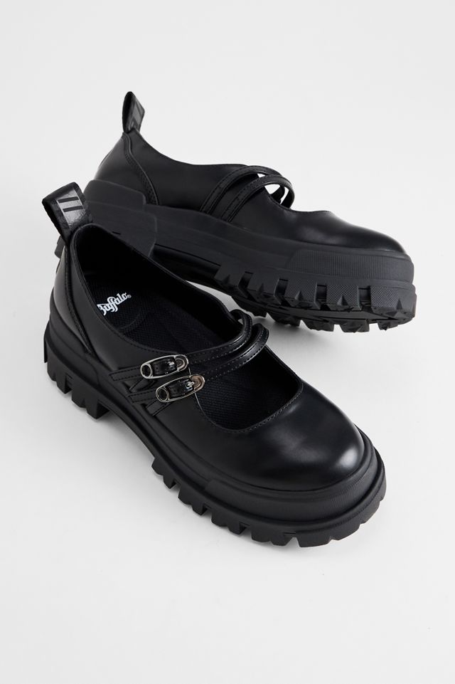 Buffalo Black Aspha Ballet Shoes #1