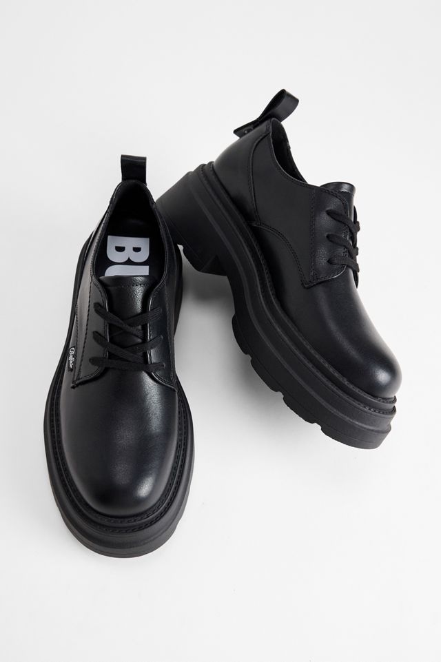 Buffalo Black Mars Lace Up Derby Shoes #1