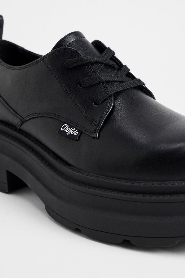 Buffalo Black Mars Lace Up Derby Shoes #3