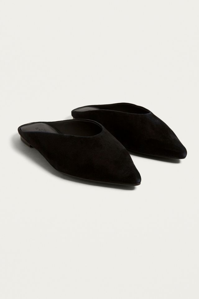 UO Pippa Suede Pointed Toe Mules #1