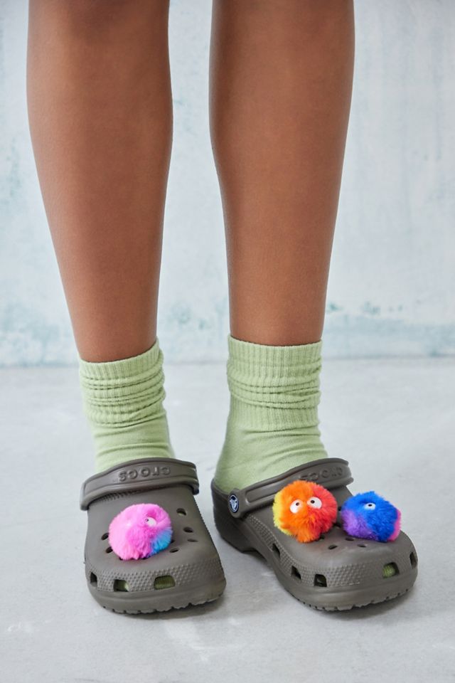 Crocs Jibbitz Fuzzy Puff 5-Pack | Urban Outfitters UK