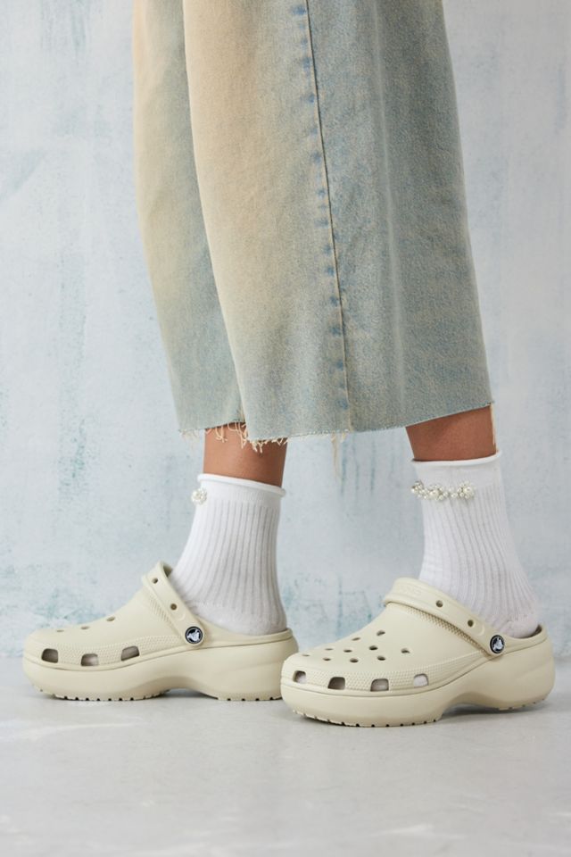 Platform on sale clogs crocs