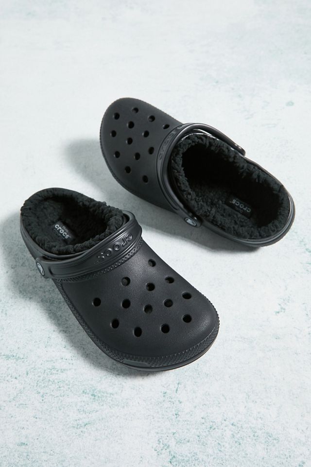 Crocs Black Classic Lined Clogs #1