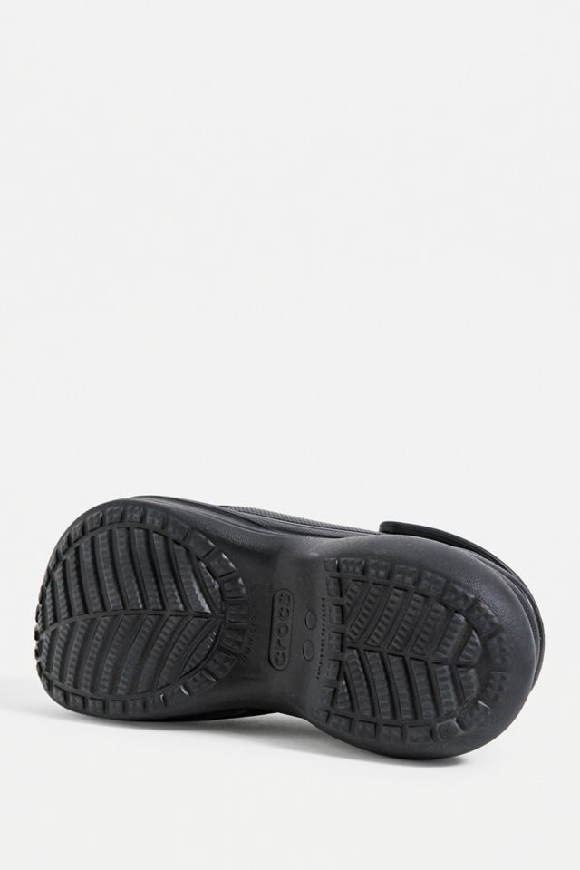 Crocs – Klassische Plateau-Clogs „Bae‟ in Schwarz #4