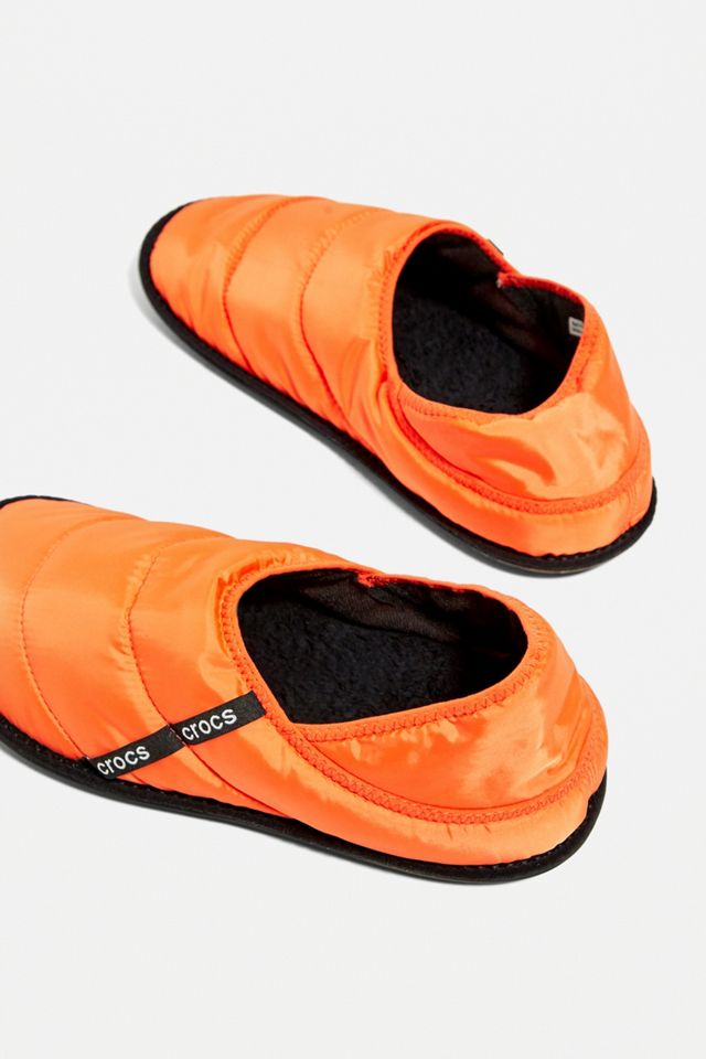 Crocs - Pantoufles Neo matelassées et doublées mandarine #1