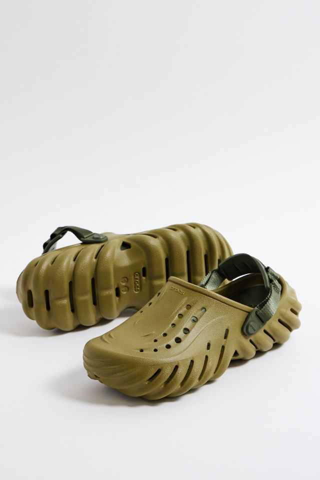 Olive clogs on sale