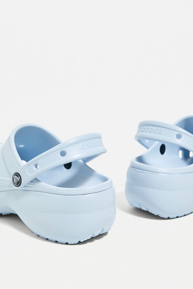 Crocs Mineral Blue Classic Platform Clog | Urban Outfitters UK