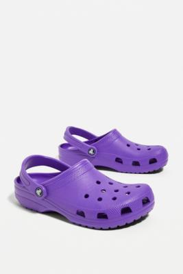 Neon purple outlet crocs