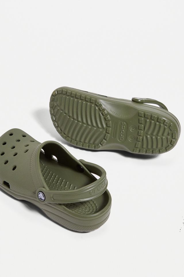 Crocs - Sabots classiques vert kaki #4