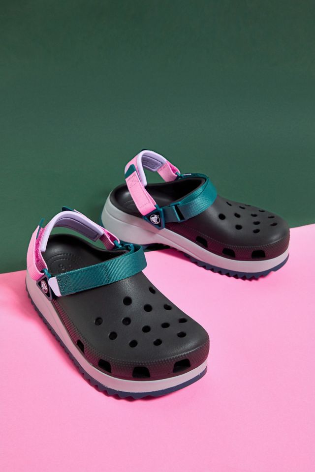 Crocs Classic Hiker Multicolour Clogs | Urban Outfitters UK