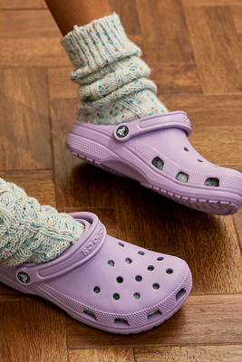 purple crocs for men