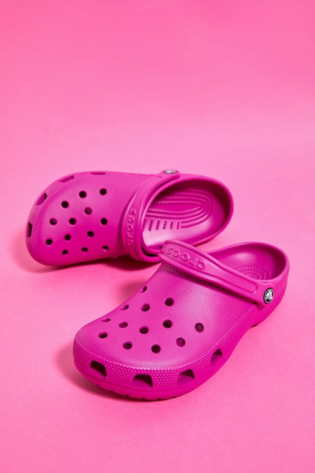 Crocs Fuchsia Classic Clogs | Urban Outfitters UK