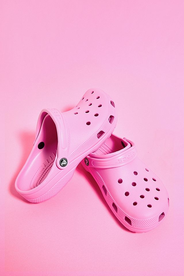 Crocs Pink Taffy Classic Clogs | Urban Outfitters UK