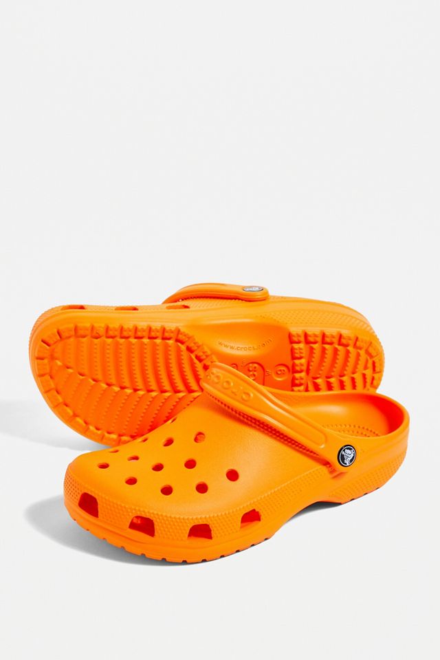 Crocs Orange Zing Classic Clogs #3