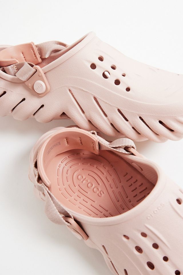 Crocs Pink Clay Echo Clogs #3