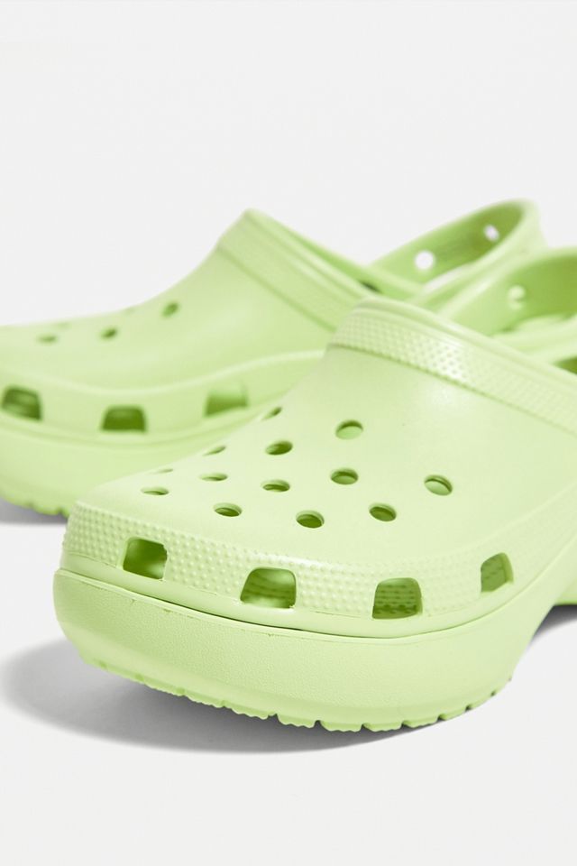 Crocs Celery Green Classic Platform Clog #1
