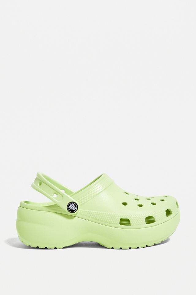 Crocs Celery Green Classic Platform Clog #2