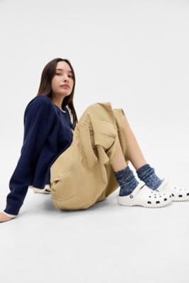 Crocs White Classic Clogs - White UK 4 at Urban Outfitters