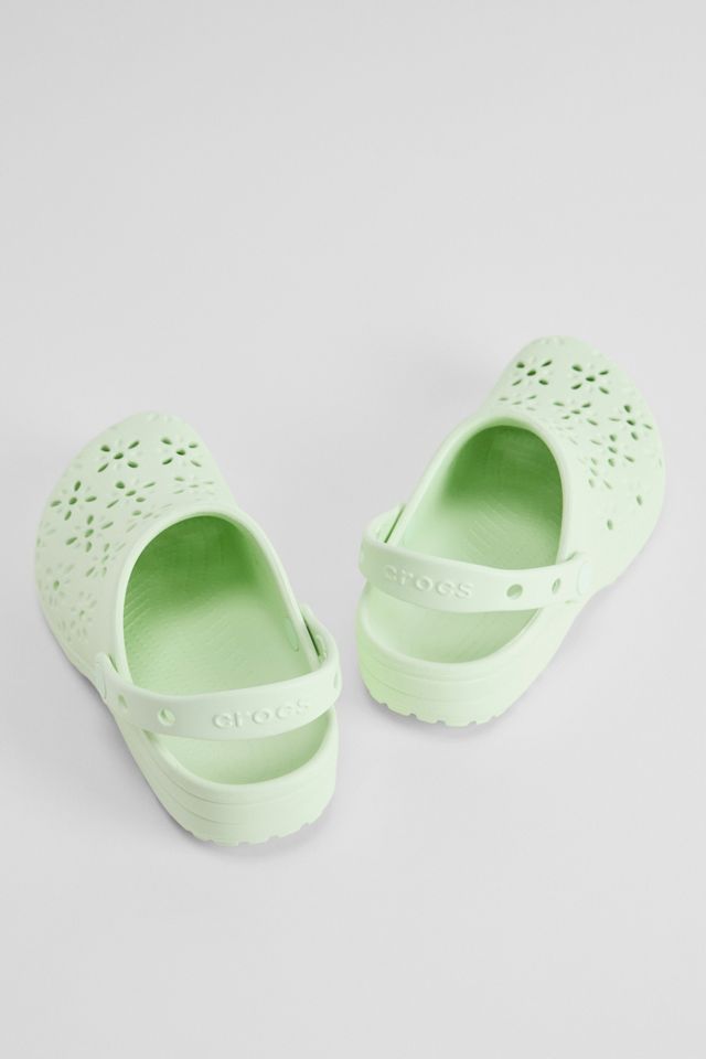 Zoccoli Crocs Jade Floral Cut Out #4
