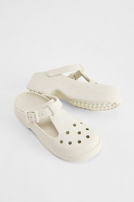 Crocs Linen Classic Mary Jane Clogs
