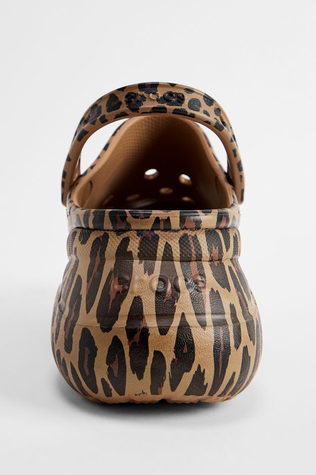 Crocs Leopard Classic Platform Clogs #2