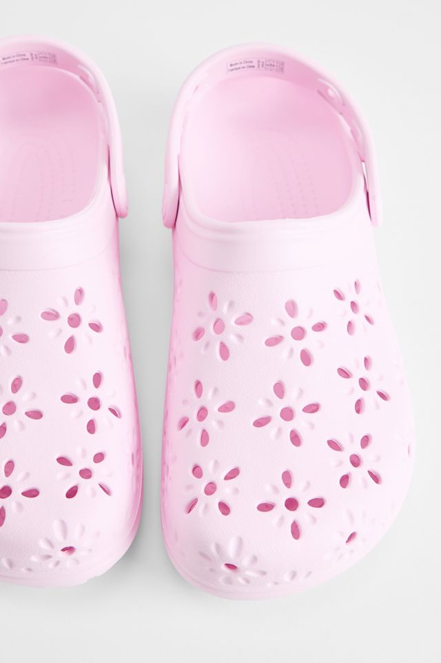 Sabots classiques floraux roses Crocs #2