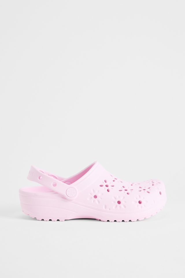 Sabots classiques floraux roses Crocs #3