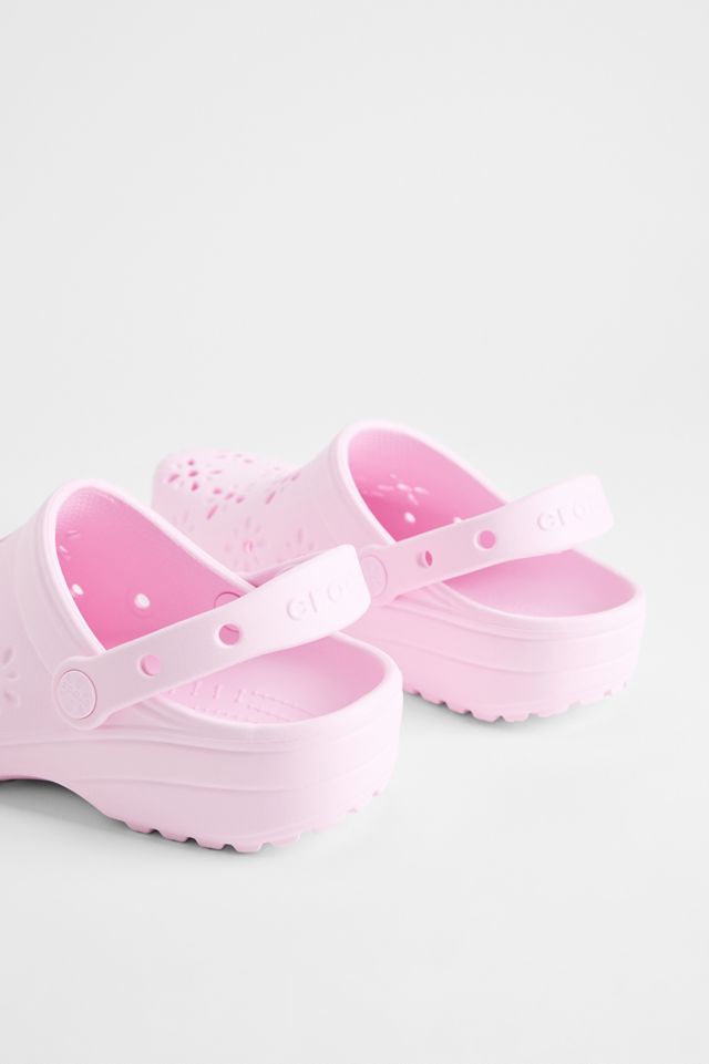 Sabots classiques floraux roses Crocs #4