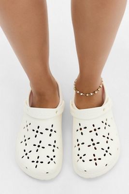 Zoccoli Classici Floreali Chalk Crocs