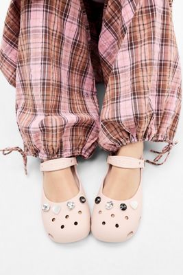 Zuecos de Ballet Rosa Crocs