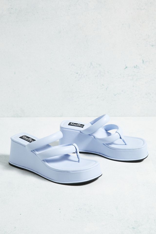 Chanclas Christina Blue Wedge de Shelly #4