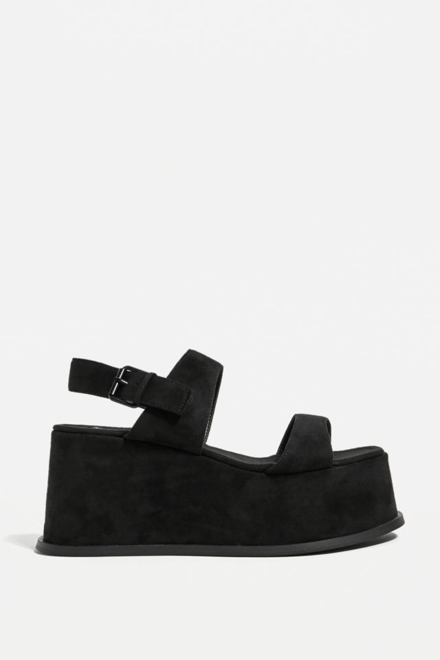 Shellys London Black Serafina Platform Sandals | Urban Outfitters UK