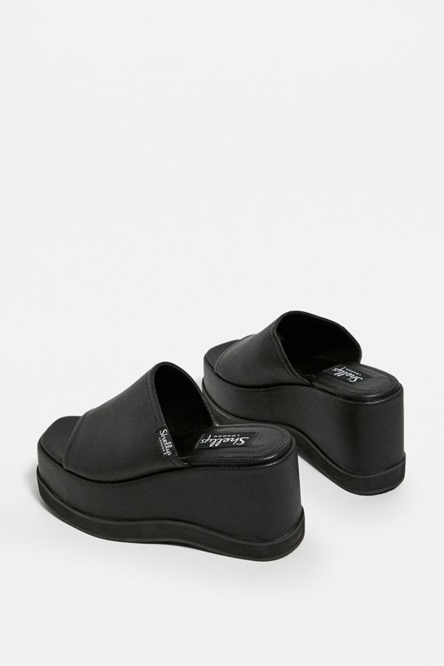 Shellys London Black Bubble Sandals #3