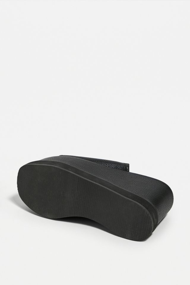 Shellys London Black Bubble Sandals #4