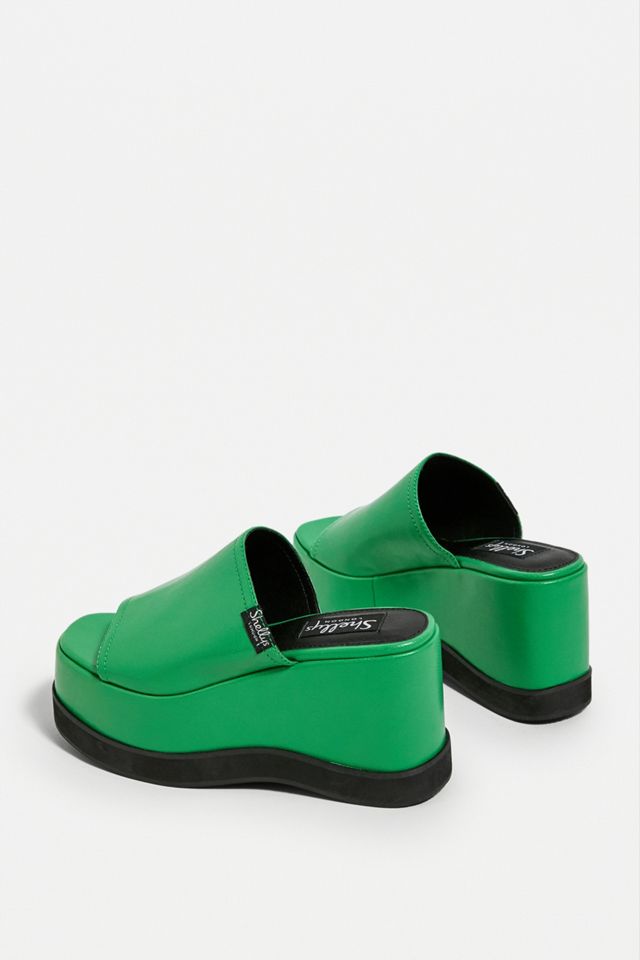 Shellys London Green Bubble Sandals #2