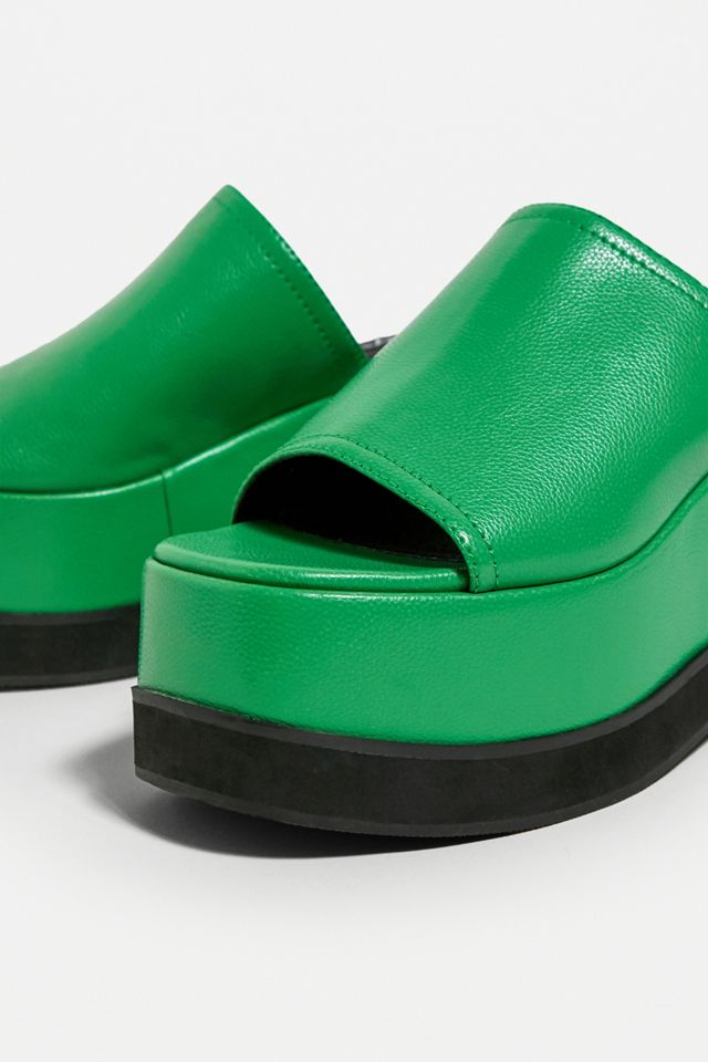 Shellys London Green Bubble Sandals #3