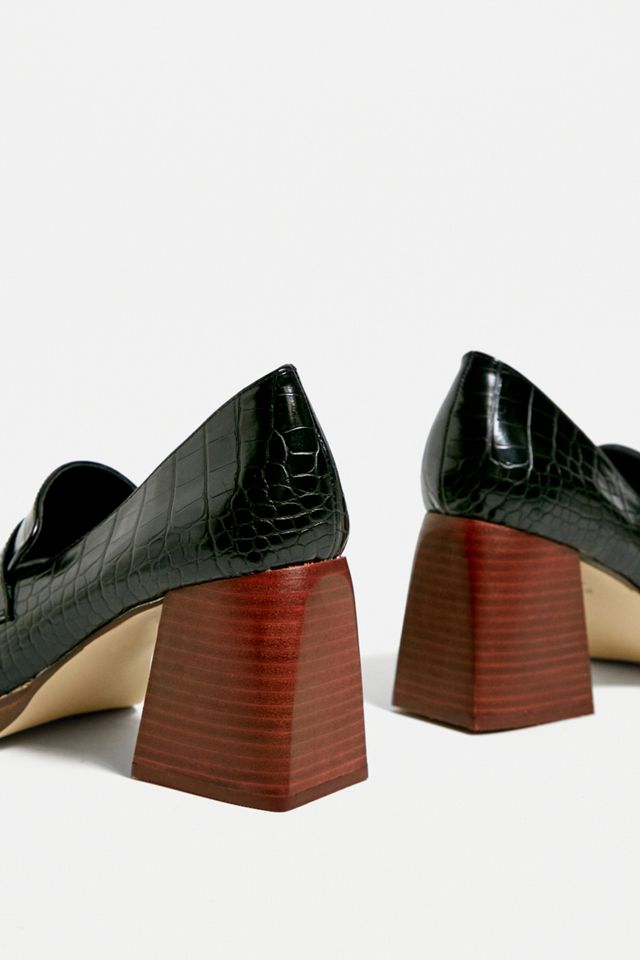 Shelly's London Waterfall Stack Heeled Slip-On Loafers #1