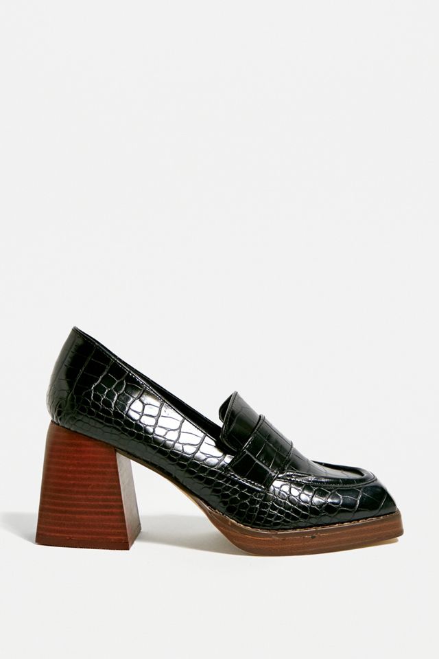 Shelly's London Waterfall Stack Heeled Slip-On Loafers #2