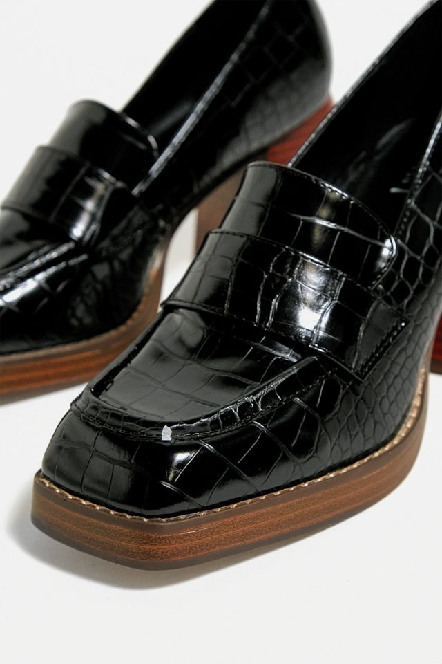 Shelly's London Waterfall Stack Heeled Slip-On Loafers #3