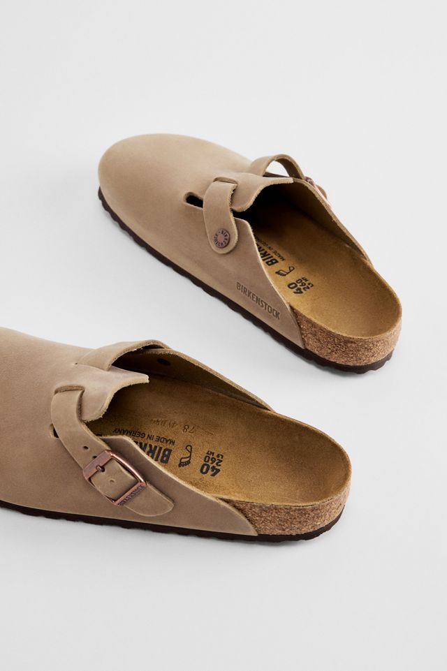 Birkenstock Boston Oiled Tobacco Leather Clogs #4
